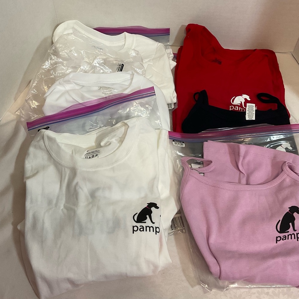 VINTAGE T-Shirts Lot of 6- Pampered Pets- Brand New- SEE - Picture 2 of 9